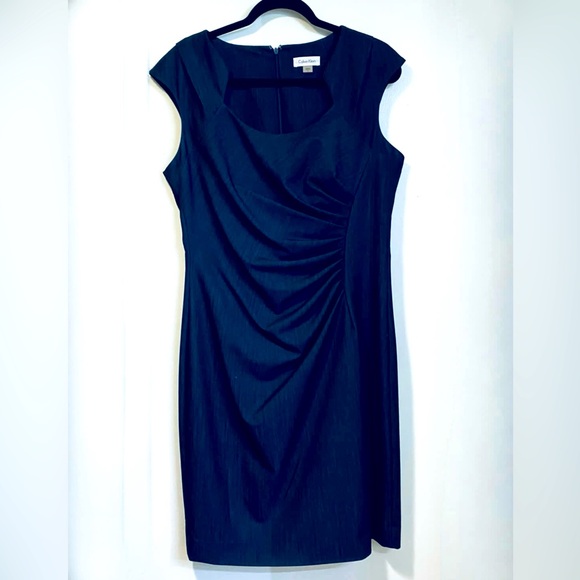 Calvin Klein Dresses & Skirts - Calvin Klein Pleat Side Dress women’s Size 12.